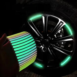 Auto Hub Reflective Decal Set – Multiple shapes & sizes